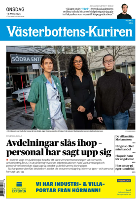 Cover of Vasterbottens-Kuriren