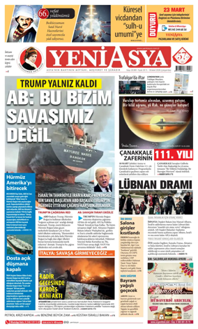 Cover of Yeni Asya
