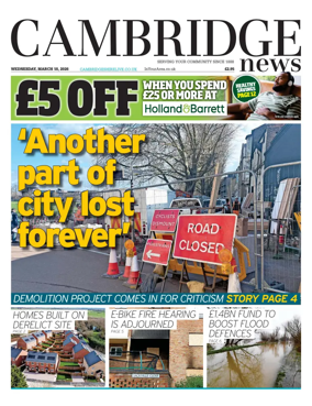 Cover of Cambridge News