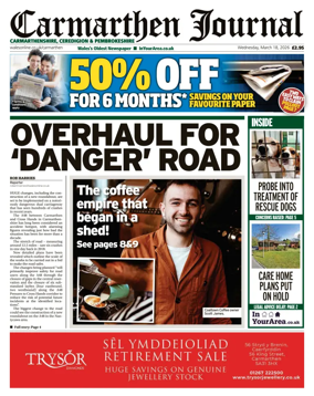 Cover of Carmarthen Journal