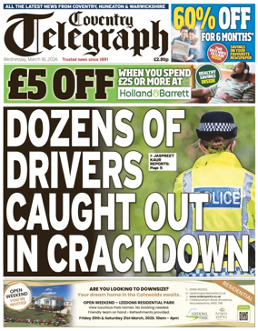 Cover of Coventry Telegraph