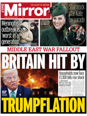 Cover of Daily Mirror