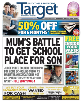 Cover of East Coast & The Wolds Target