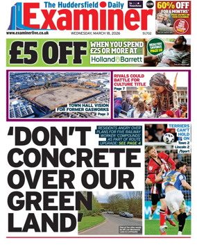 Cover of Huddersfield Daily Examiner