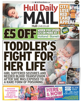Cover of Hull Daily Mail