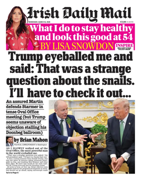 Cover of Irish Daily Mail