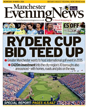 Cover of Manchester Evening News