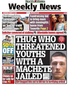 Cover of North Wales Weekly News