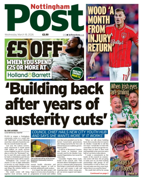 Cover of Nottingham Post