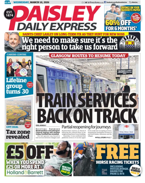 Cover of Paisley Daily Express