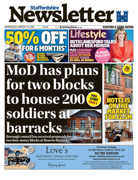 Cover of Staffordshire Newsletter