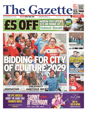 Cover of Teesside Evening Gazette