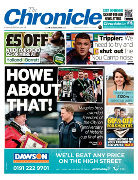 Cover of The Chronicle (South Tyneside and Durham)
