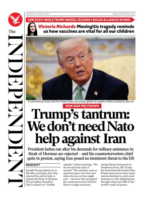 Cover of The Independent