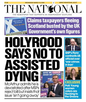 Cover of The National (Scotland)