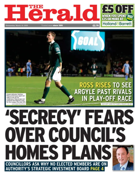 Cover of The Plymouth Herald