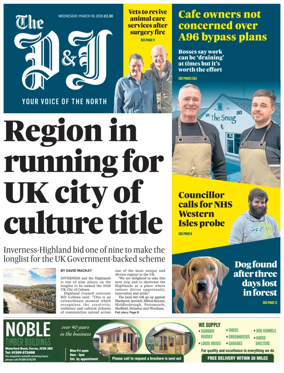 Cover of The Press and Journal (Inverness Highlands and Islands)