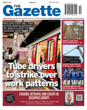 Cover of Uxbridge Gazette