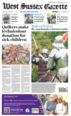 Cover of West Sussex Gazette