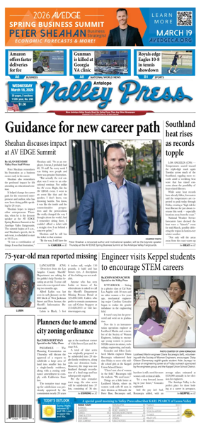 Cover of Antelope Valley Press