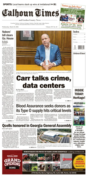 Cover of Calhoun Times