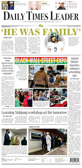 Cover of Daily Times Leader