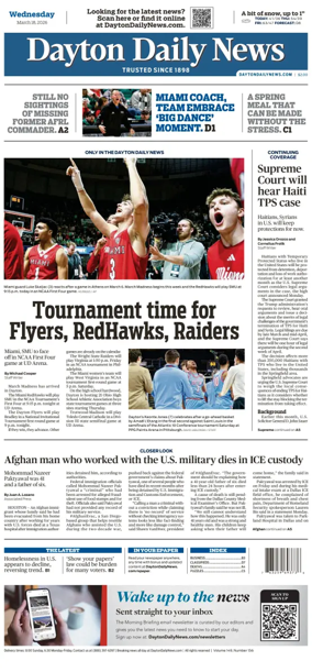 Cover of Dayton Daily News