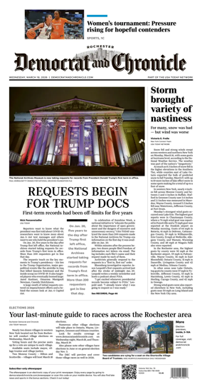 Cover of Democrat and Chronicle