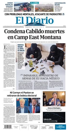 Cover of El Diario de El Paso
