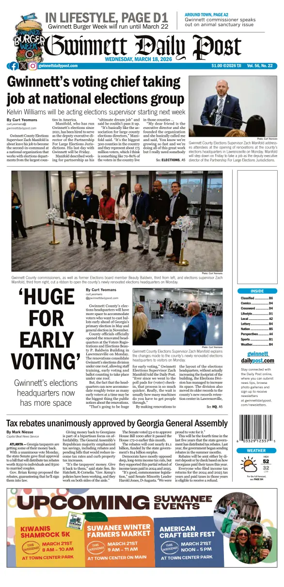 Cover of Gwinnett Daily Post