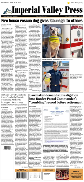 Cover of Imperial Valley Press