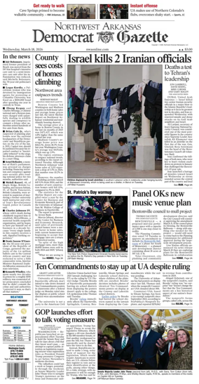 Cover of Northwest Arkansas Democrat-Gazette