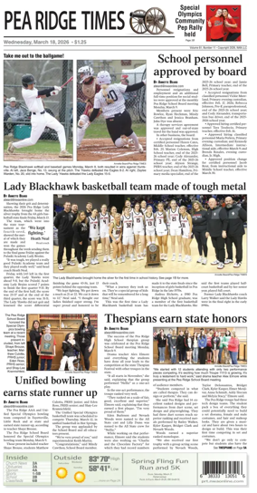 Cover of Pea Ridge Times