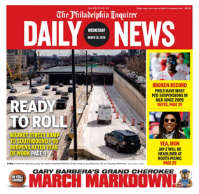Cover of Philadelphia Daily News