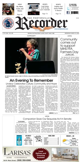 Cover of Porterville Recorder