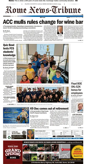 Cover of Rome News-Tribune