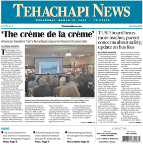 Cover of Tehachapi News