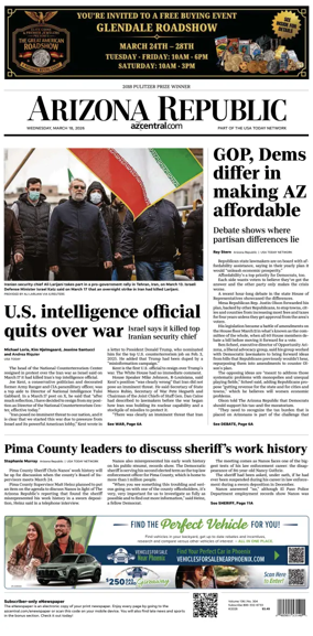 Cover of The Arizona Republic