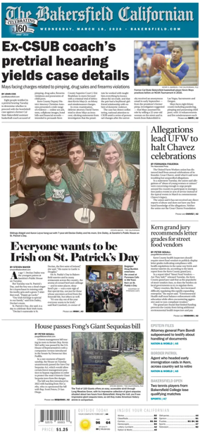 Cover of The Bakersfield Californian