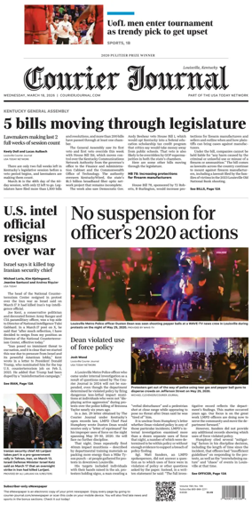 Cover of The Courier-Journal (Louisville)