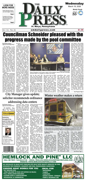 Cover of The Daily Press