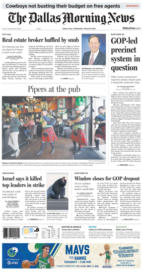 Cover of The Dallas Morning News