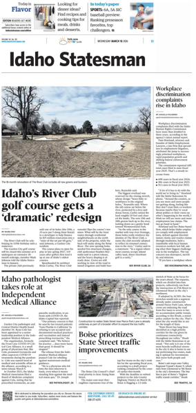 Cover of The Idaho Statesman
