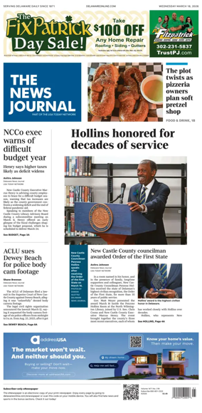 Cover of The News Journal