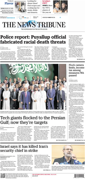 Cover of The News Tribune