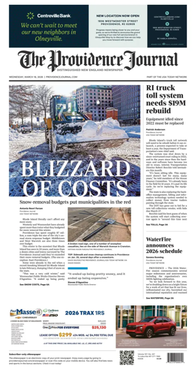 Cover of The Providence Journal