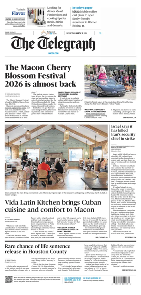 Cover of The Telegraph (Macon)