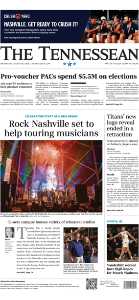 Cover of The Tennessean
