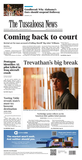 Cover of The Tuscaloosa News