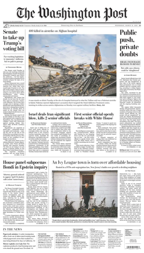 Cover of The Washington Post